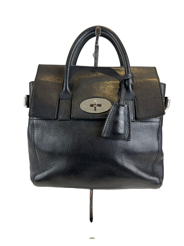 Mulberry Black Leather Bayswater Backpack - NO STRAP & NO INSIDE CLASP