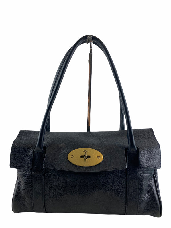 Mulberry Black Leather ‘Heritage Bayswater’ Tote