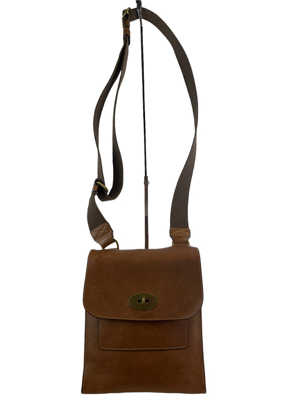 Mulberry Oak Leather Small "Antony" Satchel