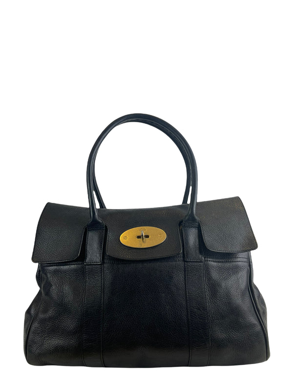 Mulberry Black Leather Bayswater Tote