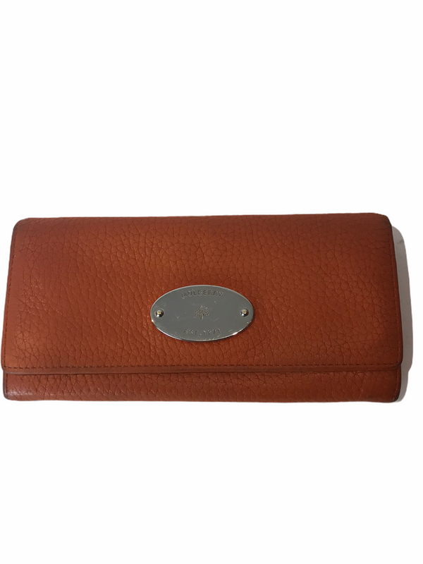 Mulberry Tangerine LeatherWallet - As seen on instagram 28/02/21