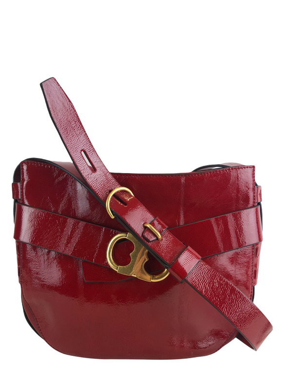 Tory Burch Red Patent Crossbody Bag