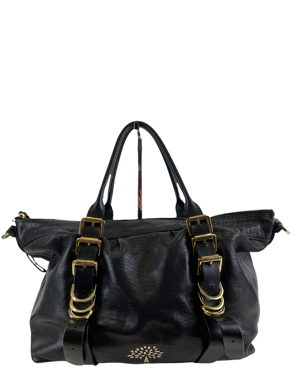 Mulberry Black Leather Tote