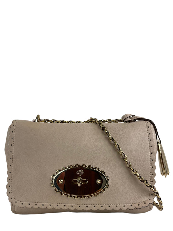 Mulberry Cream Leather "Darley" Crossbody