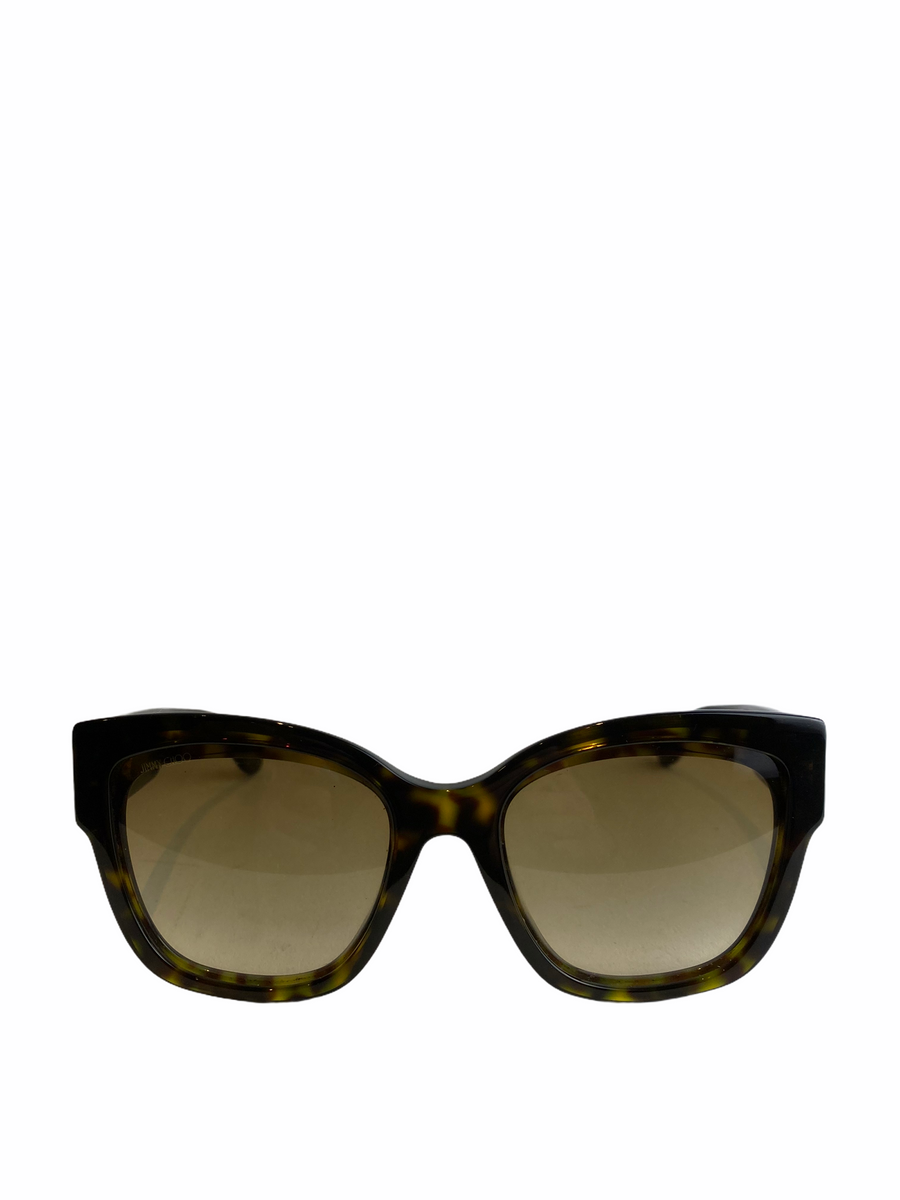 Jimmy Choo Tortoise Shell Cateye Sunglasses- as seen on instagram 21/0 ...