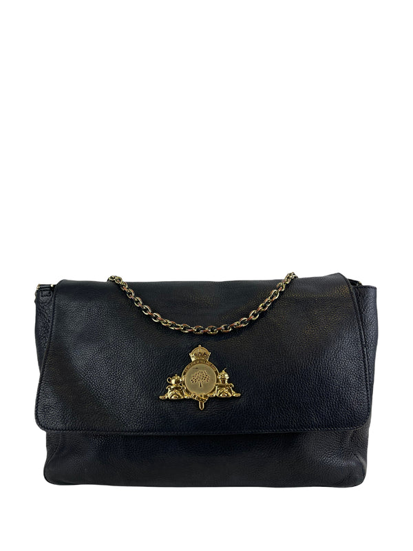 Mulberry Black Leather Shoulder Bag