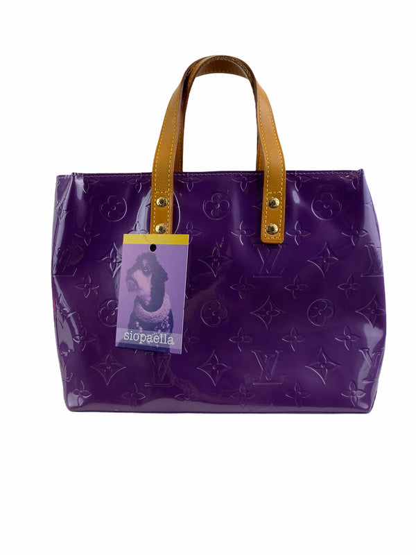 Louis Vuitton Purple Vernis Leather Mini Tote