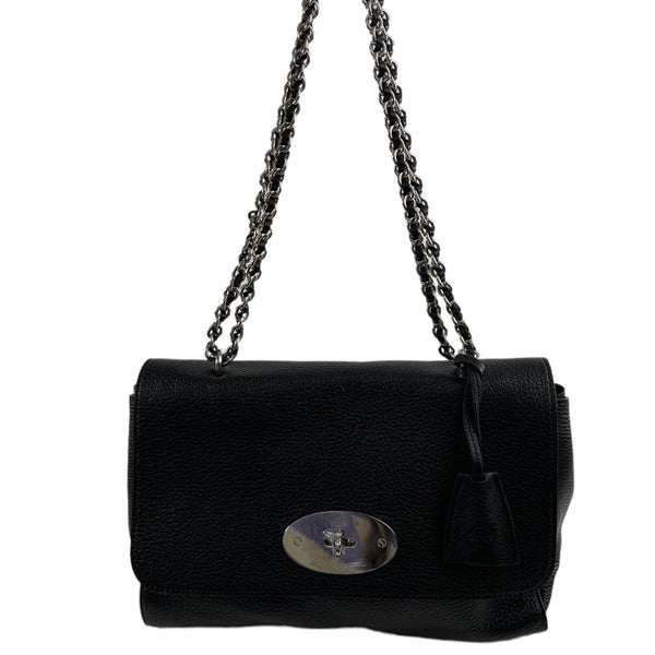 Mulberry Medium Black Leather 'Lily' Crossbody