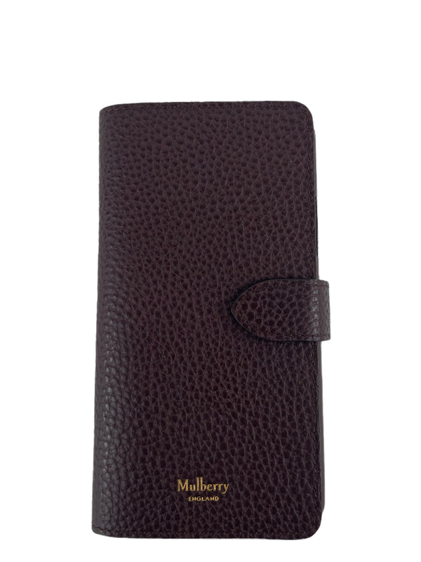 Mulberry iPhone X Burgundy Leather Case