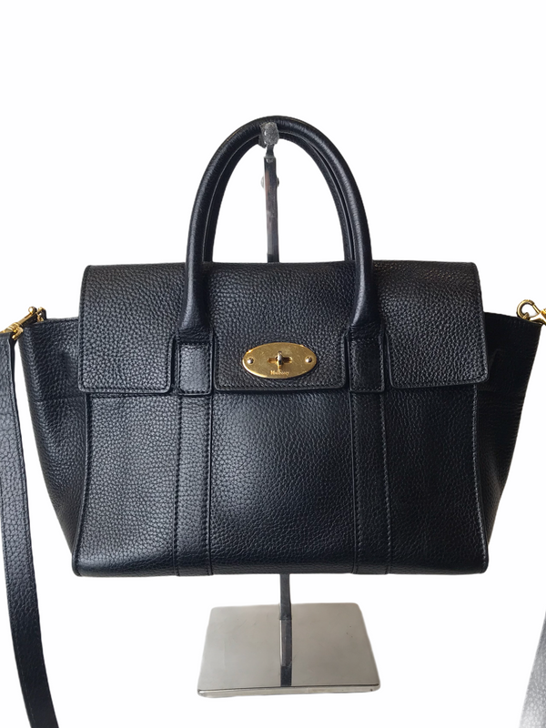 Mulberry Black Small “Bayswater” Crossbody Tote - As Seen on Instagram 03/02/21