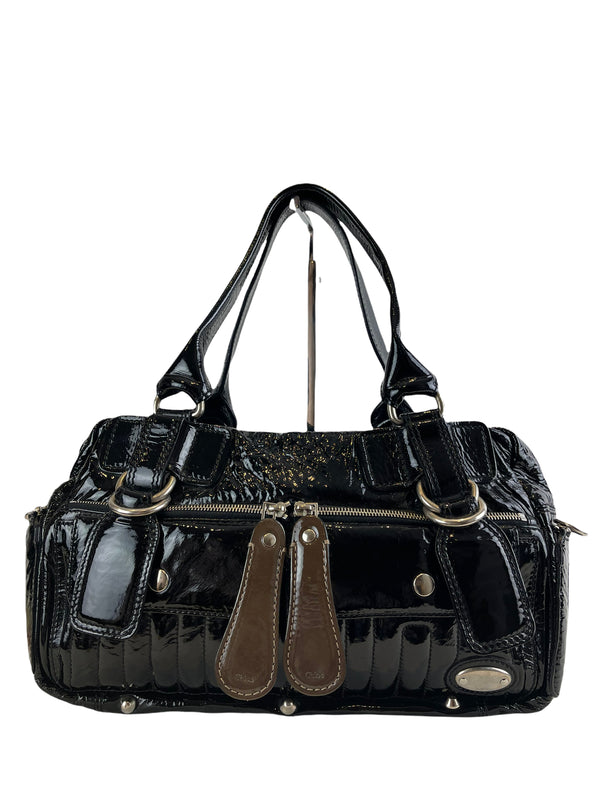 Chloe Black Patent Handbag