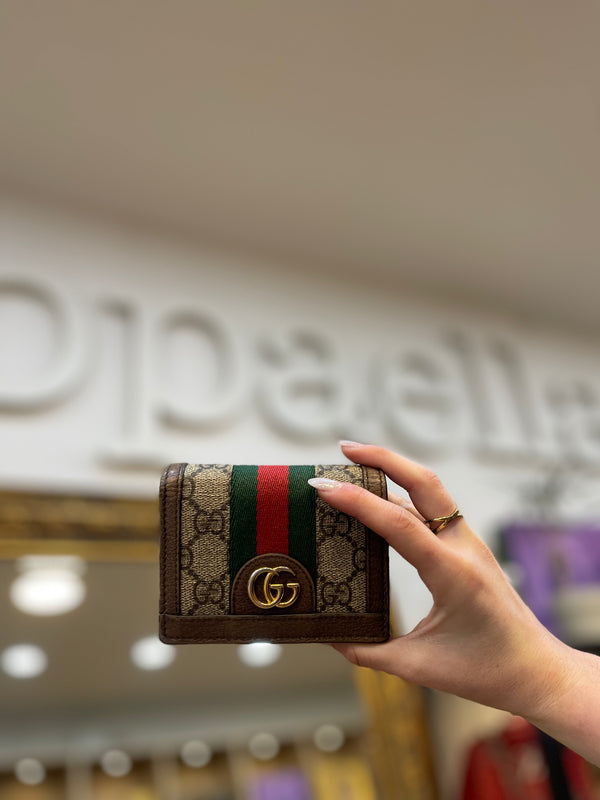 Gucci Monogram Canvas Wallet