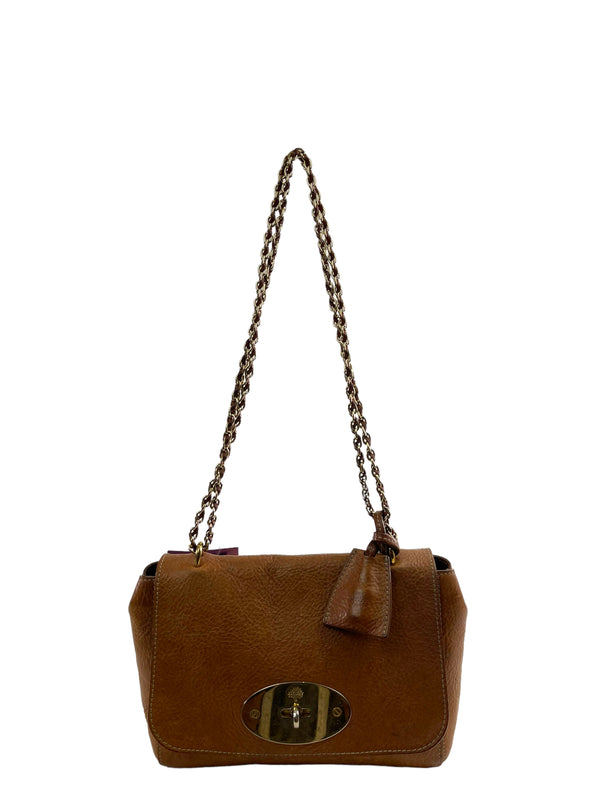 Mulberry Oak Leather Small Lilly Crossbody