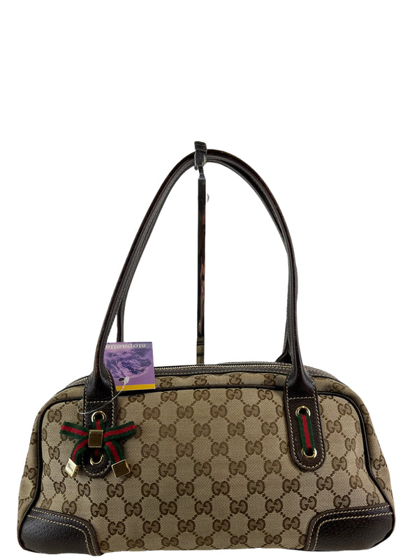 Gucci Monogram Canvas Shoulder Bag / Tote