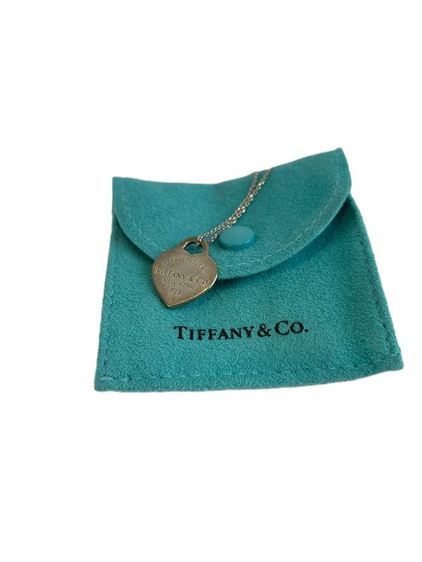 Tiffany and Co. Sterling Silver Heart Necklace