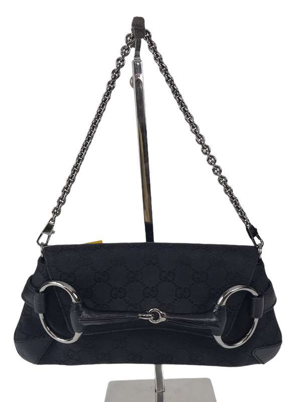 Gucci Black Monogram Mini Handbag - As Seen on Instagram