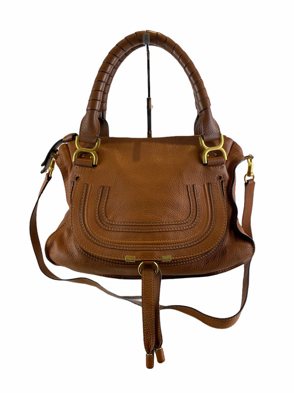 Chloe Oak Leather "Marcie" Tote - As seen on Instagram 21/04/21