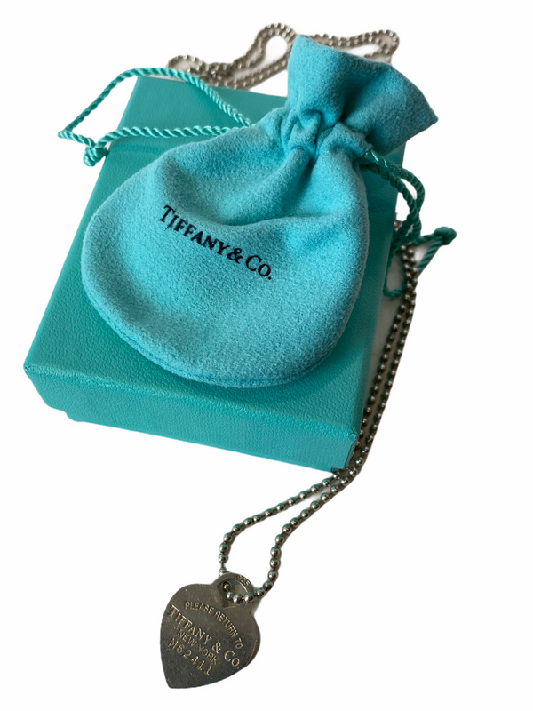 Tiffany & Co. Sterling Silver Heart Necklace - As Seen on Instagram 24/02/21