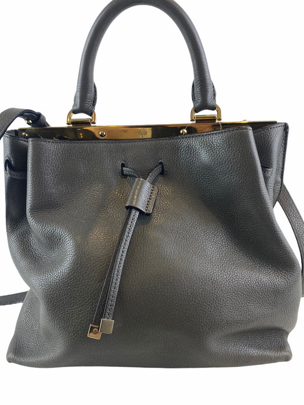 Mulberry Grey Leather Crossbody