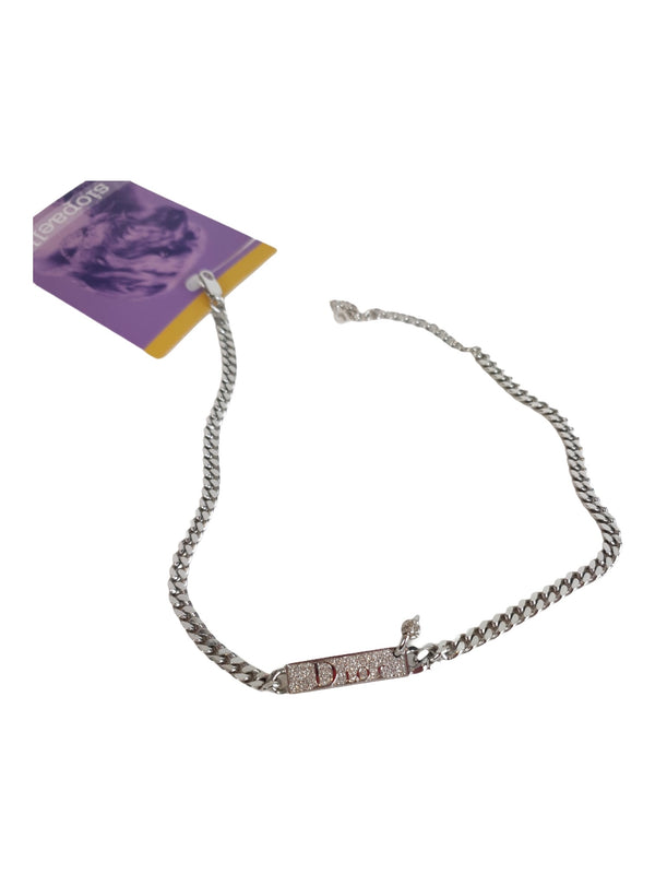 Dior Silver Tone Necklace - As Seen on Instagram 11/10/2020