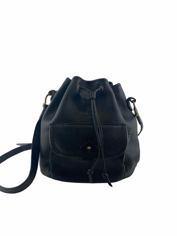 Mulberry Black Leather Vintage Crossbody