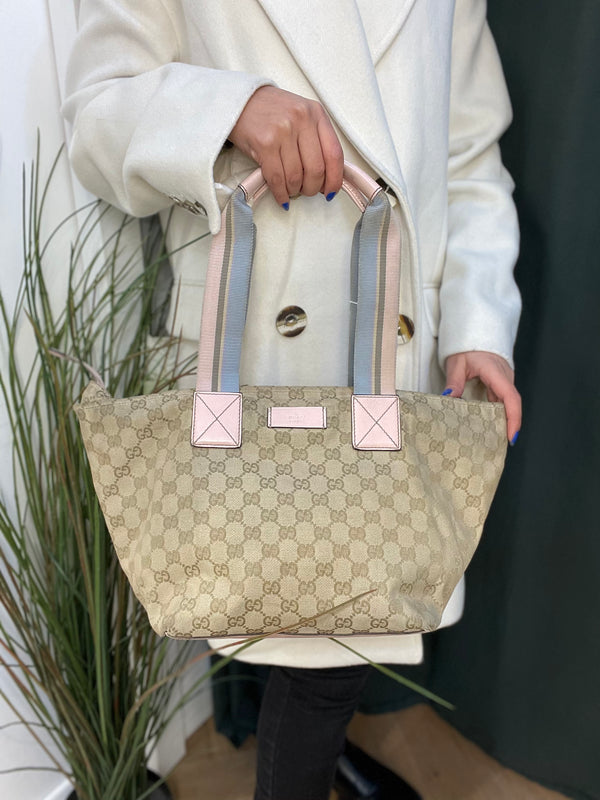 Gucci Monogram Canvas Tote