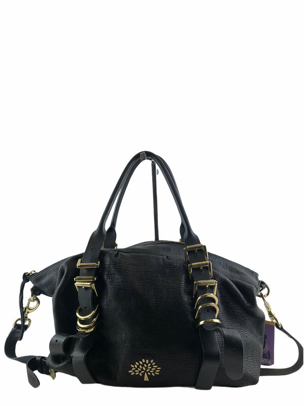 Mulberry Black Leather Tote