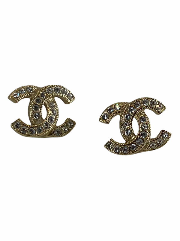 Chanel Goldtone CC Earrings - As seen on Instagram 31/03/21