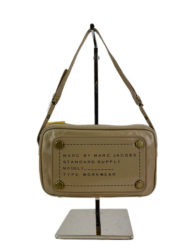 Marc by Marc Jacobs Beige Patent Handbag