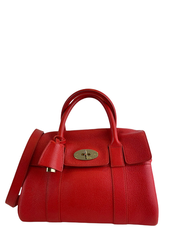 Mulberry Red Leather Mini ‘Bayswater’ Crossbody