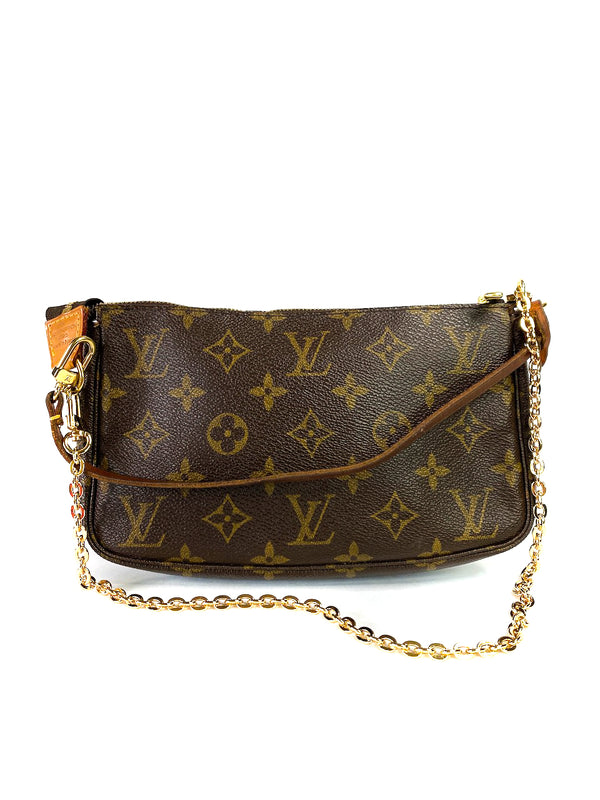 Louis Vuitton Monogram Pochette - As Seen on Instagram Live 12/07/20 - Siopaella Designer Exchange