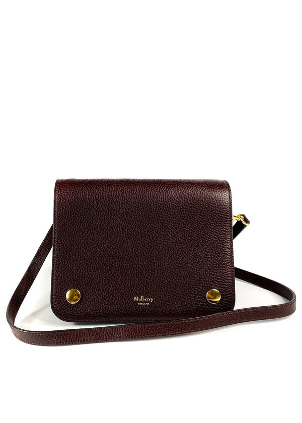 Mulberry Burgundy Clifton Crossbody - As Seen on Instagram - Siopaella Designer Exchange